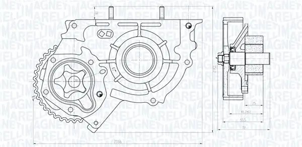 Ölpumpe MAGNETI MARELLI 351516000004