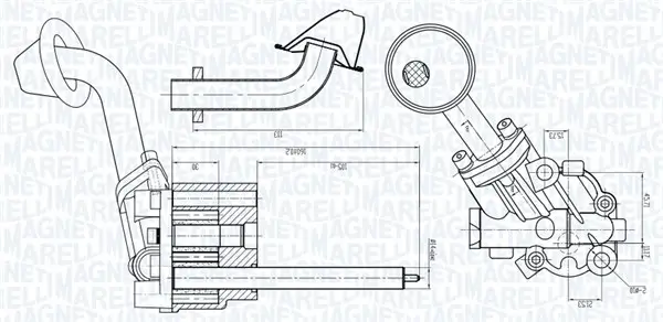 Ölpumpe MAGNETI MARELLI 351516000005