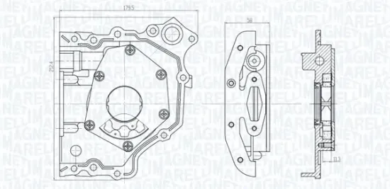 Ölpumpe MAGNETI MARELLI 351516000007 Bild Ölpumpe MAGNETI MARELLI 351516000007