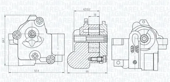 Ölpumpe MAGNETI MARELLI 351516000013 Bild Ölpumpe MAGNETI MARELLI 351516000013