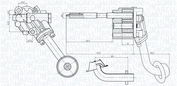 Ölpumpe MAGNETI MARELLI 351516000023