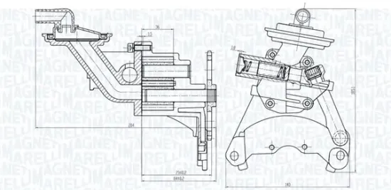 Ölpumpe MAGNETI MARELLI 351516000035 Bild Ölpumpe MAGNETI MARELLI 351516000035