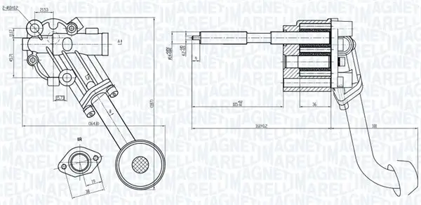 Ölpumpe MAGNETI MARELLI 351516000037