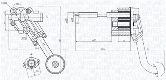 Ölpumpe MAGNETI MARELLI 351516000037 Bild Ölpumpe MAGNETI MARELLI 351516000037