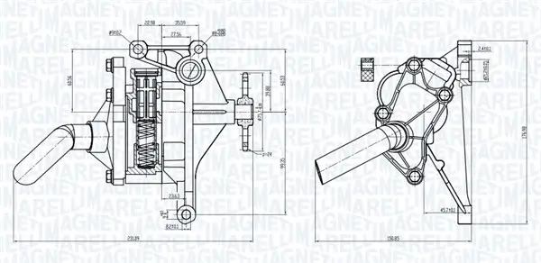 Ölpumpe MAGNETI MARELLI 351516000041