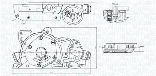 Ölpumpe MAGNETI MARELLI 351516000045 Bild Ölpumpe MAGNETI MARELLI 351516000045