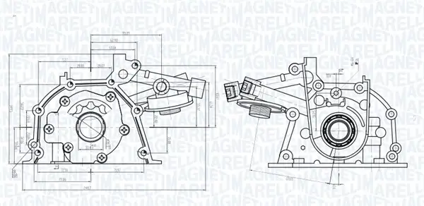 Ölpumpe MAGNETI MARELLI 351516000046