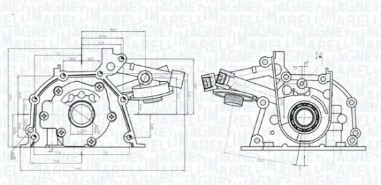 Ölpumpe MAGNETI MARELLI 351516000046 Bild Ölpumpe MAGNETI MARELLI 351516000046