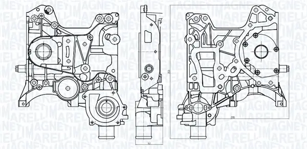 Ölpumpe MAGNETI MARELLI 351516000048