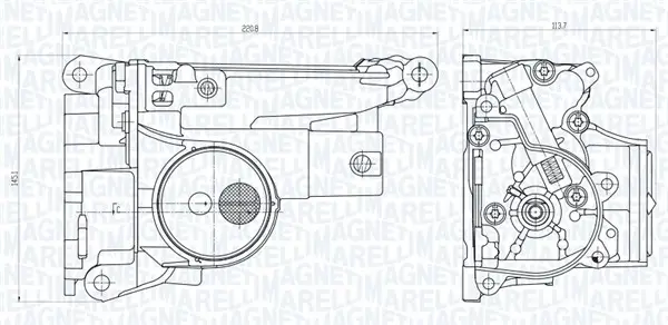 Ölpumpe MAGNETI MARELLI 351516000049