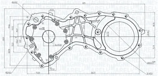 Ölpumpe MAGNETI MARELLI 351516000050 Bild Ölpumpe MAGNETI MARELLI 351516000050