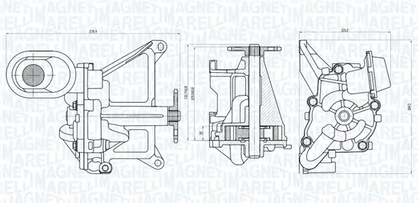 Ölpumpe MAGNETI MARELLI 351516000051