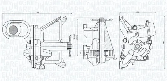 Ölpumpe MAGNETI MARELLI 351516000051 Bild Ölpumpe MAGNETI MARELLI 351516000051