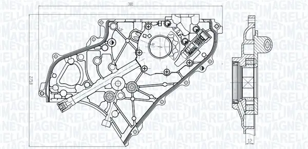 Ölpumpe MAGNETI MARELLI 351516000052