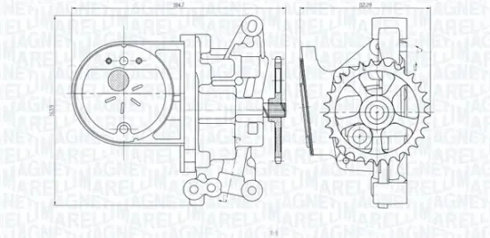Ölpumpe MAGNETI MARELLI 351516000059 Bild Ölpumpe MAGNETI MARELLI 351516000059