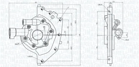 Ölpumpe MAGNETI MARELLI 351516000060 Bild Ölpumpe MAGNETI MARELLI 351516000060