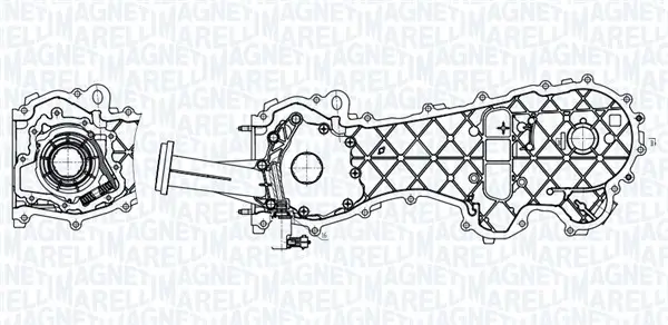 Ölpumpe MAGNETI MARELLI 351516000062