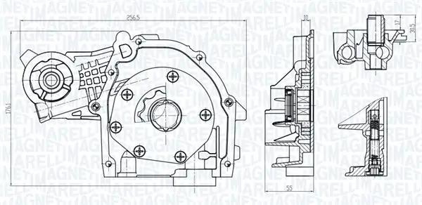 Ölpumpe MAGNETI MARELLI 351516000063