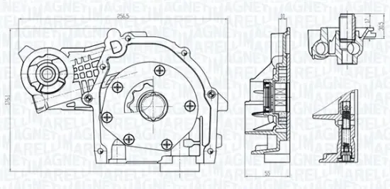 Ölpumpe MAGNETI MARELLI 351516000063 Bild Ölpumpe MAGNETI MARELLI 351516000063