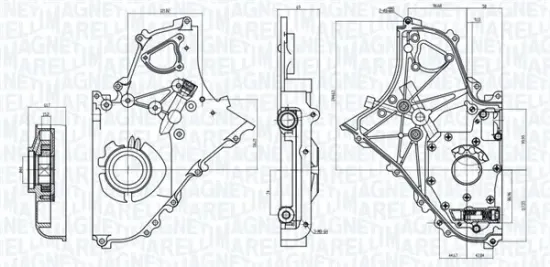 Ölpumpe MAGNETI MARELLI 351516000064 Bild Ölpumpe MAGNETI MARELLI 351516000064