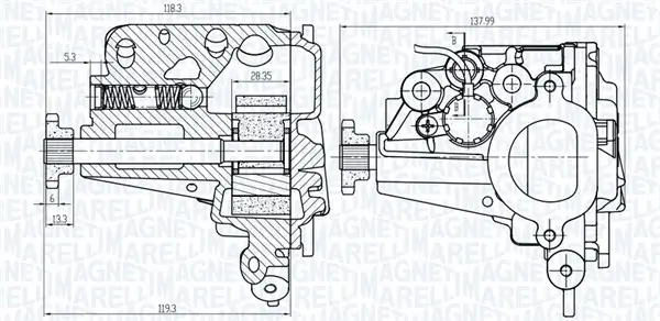 Ölpumpe MAGNETI MARELLI 351516000072