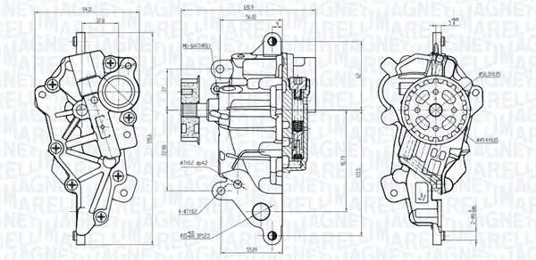 Ölpumpe MAGNETI MARELLI 351516000073