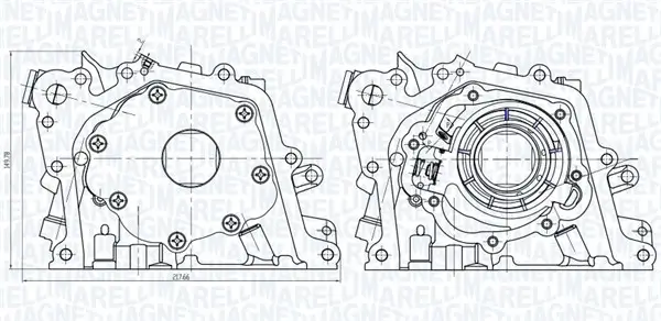 Ölpumpe MAGNETI MARELLI 351516000075