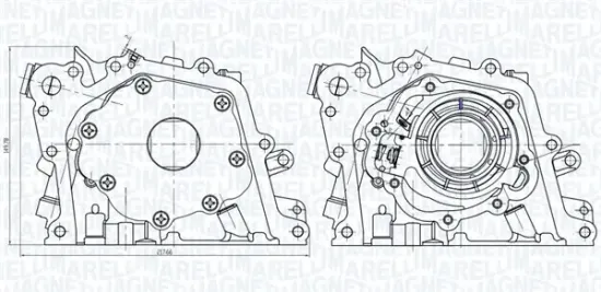 Ölpumpe MAGNETI MARELLI 351516000075 Bild Ölpumpe MAGNETI MARELLI 351516000075