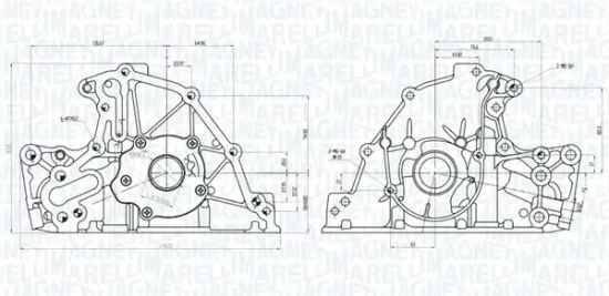 Ölpumpe MAGNETI MARELLI 351516000079 Bild Ölpumpe MAGNETI MARELLI 351516000079