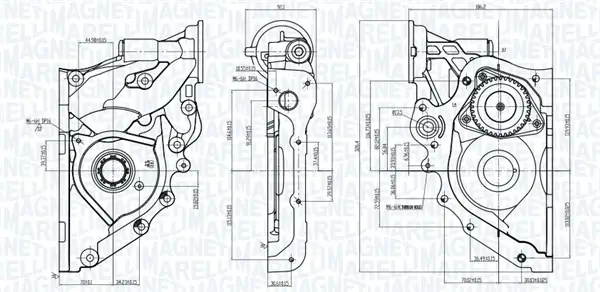 Ölpumpe MAGNETI MARELLI 351516000080