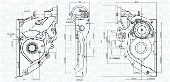 Ölpumpe MAGNETI MARELLI 351516000080 Bild Ölpumpe MAGNETI MARELLI 351516000080