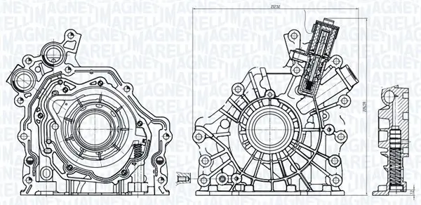 Ölpumpe MAGNETI MARELLI 351516000084