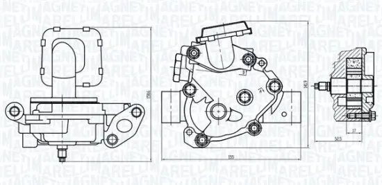 Ölpumpe MAGNETI MARELLI 351516000091 Bild Ölpumpe MAGNETI MARELLI 351516000091