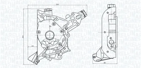Ölpumpe MAGNETI MARELLI 351516000092 Bild Ölpumpe MAGNETI MARELLI 351516000092