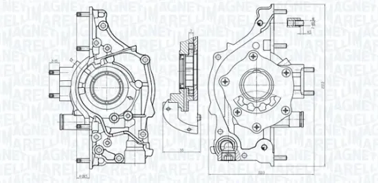 Ölpumpe MAGNETI MARELLI 351516000093 Bild Ölpumpe MAGNETI MARELLI 351516000093