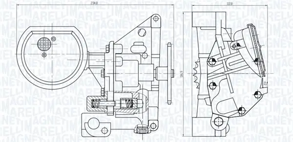 Ölpumpe MAGNETI MARELLI 351516000094