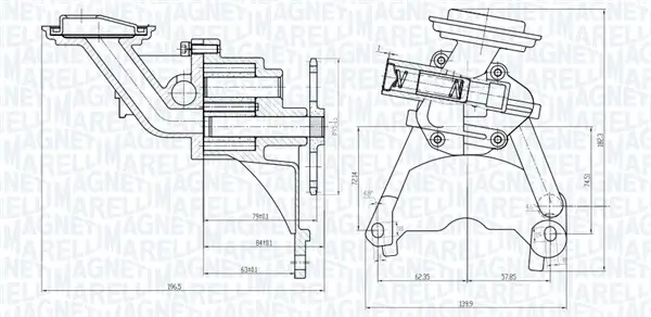 Ölpumpe MAGNETI MARELLI 351516000096