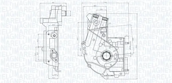 Ölpumpe MAGNETI MARELLI 351516000098