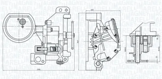 Ölpumpe MAGNETI MARELLI 351516000102 Bild Ölpumpe MAGNETI MARELLI 351516000102