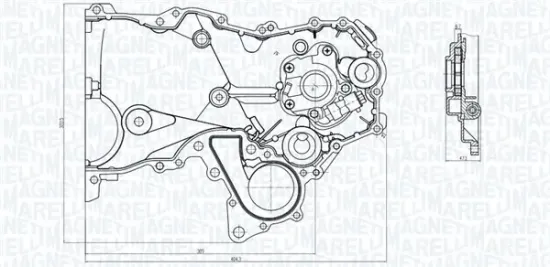 Ölpumpe MAGNETI MARELLI 351516000104 Bild Ölpumpe MAGNETI MARELLI 351516000104