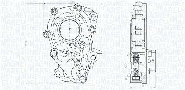 Ölpumpe MAGNETI MARELLI 351516000106