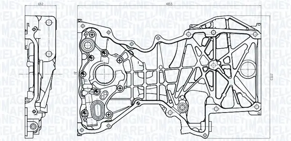 Ölpumpe MAGNETI MARELLI 351516000108
