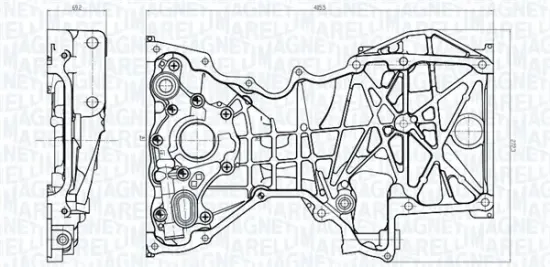 Ölpumpe MAGNETI MARELLI 351516000108 Bild Ölpumpe MAGNETI MARELLI 351516000108