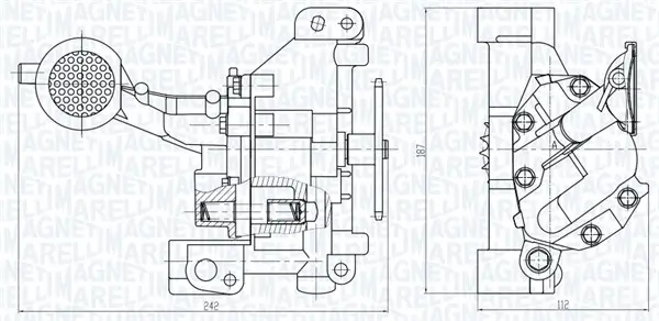 Ölpumpe MAGNETI MARELLI 351516000109