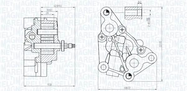 Ölpumpe MAGNETI MARELLI 351516000112