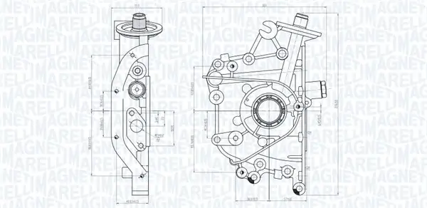 Ölpumpe MAGNETI MARELLI 351516000114