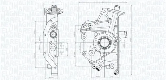 Ölpumpe MAGNETI MARELLI 351516000114 Bild Ölpumpe MAGNETI MARELLI 351516000114