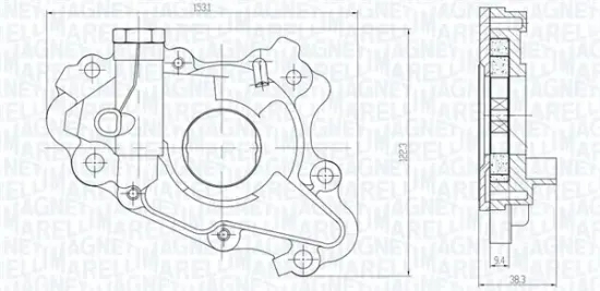 Ölpumpe MAGNETI MARELLI 351516000117 Bild Ölpumpe MAGNETI MARELLI 351516000117