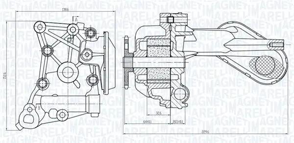 Ölpumpe MAGNETI MARELLI 351516000125