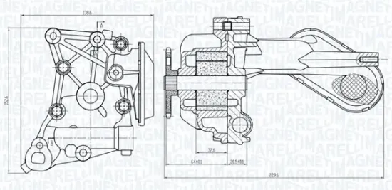 Ölpumpe MAGNETI MARELLI 351516000125 Bild Ölpumpe MAGNETI MARELLI 351516000125